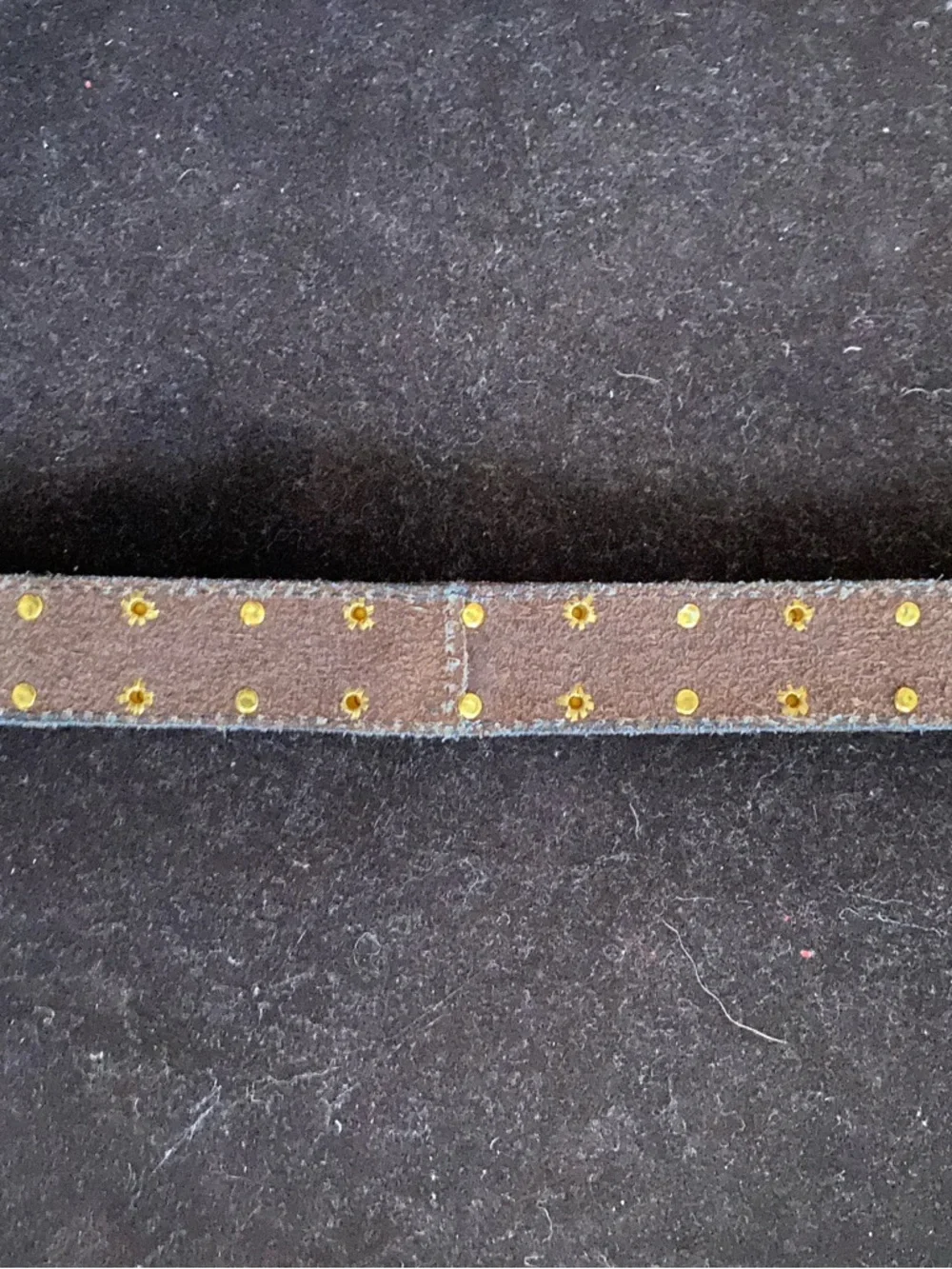 HANDCRAFTED  Belt Turquoise and Blue sequins  silver tone buckle size 26